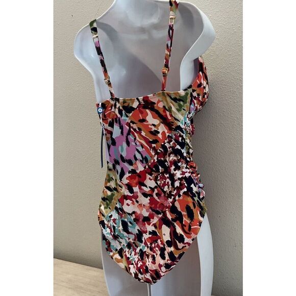 Bleu Rod Beattie RBPA24225-RS Women's Sz 6 Party Animal Ring 1-Pc Swim Suit - Picture 11 of 11